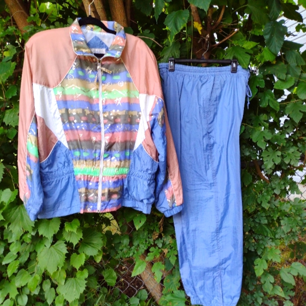 80s Windbreaker Track Suit